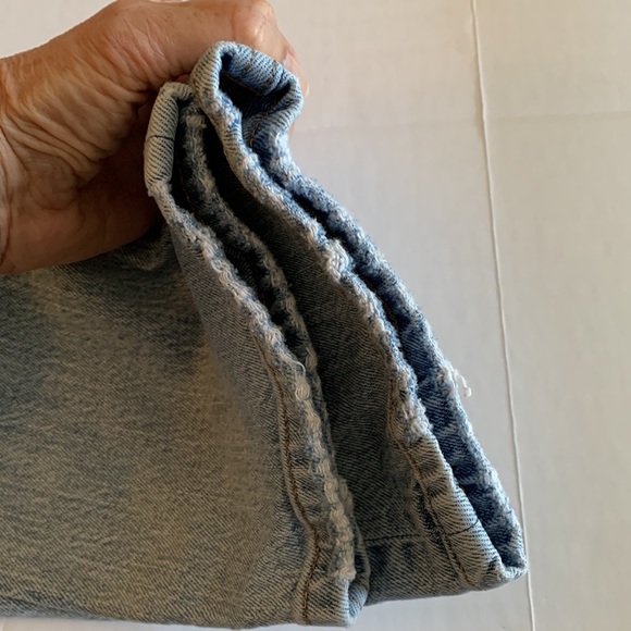 AEROPOSTALE. Blue denim jeans, distressed/rough look. Super high rise, s… - Picture 13 of 16